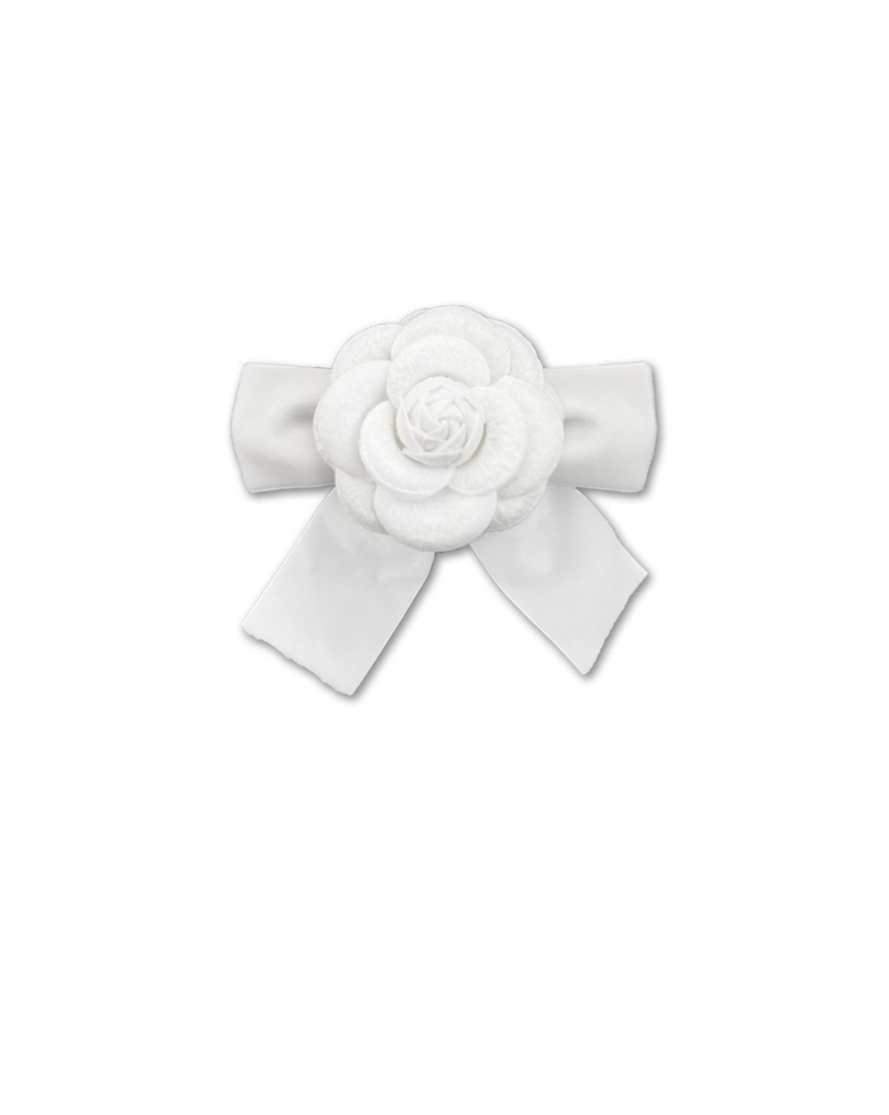 White Scarlett Brooch