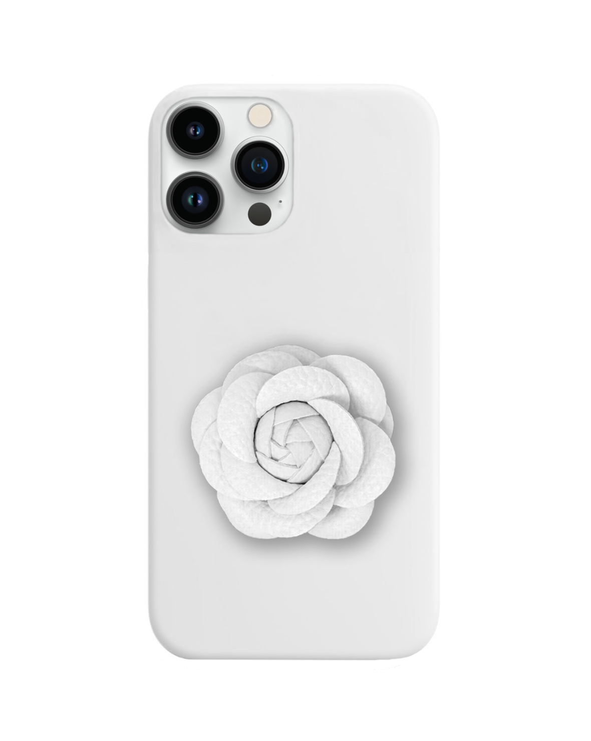 White Camellia Case iPhone 14 pro max