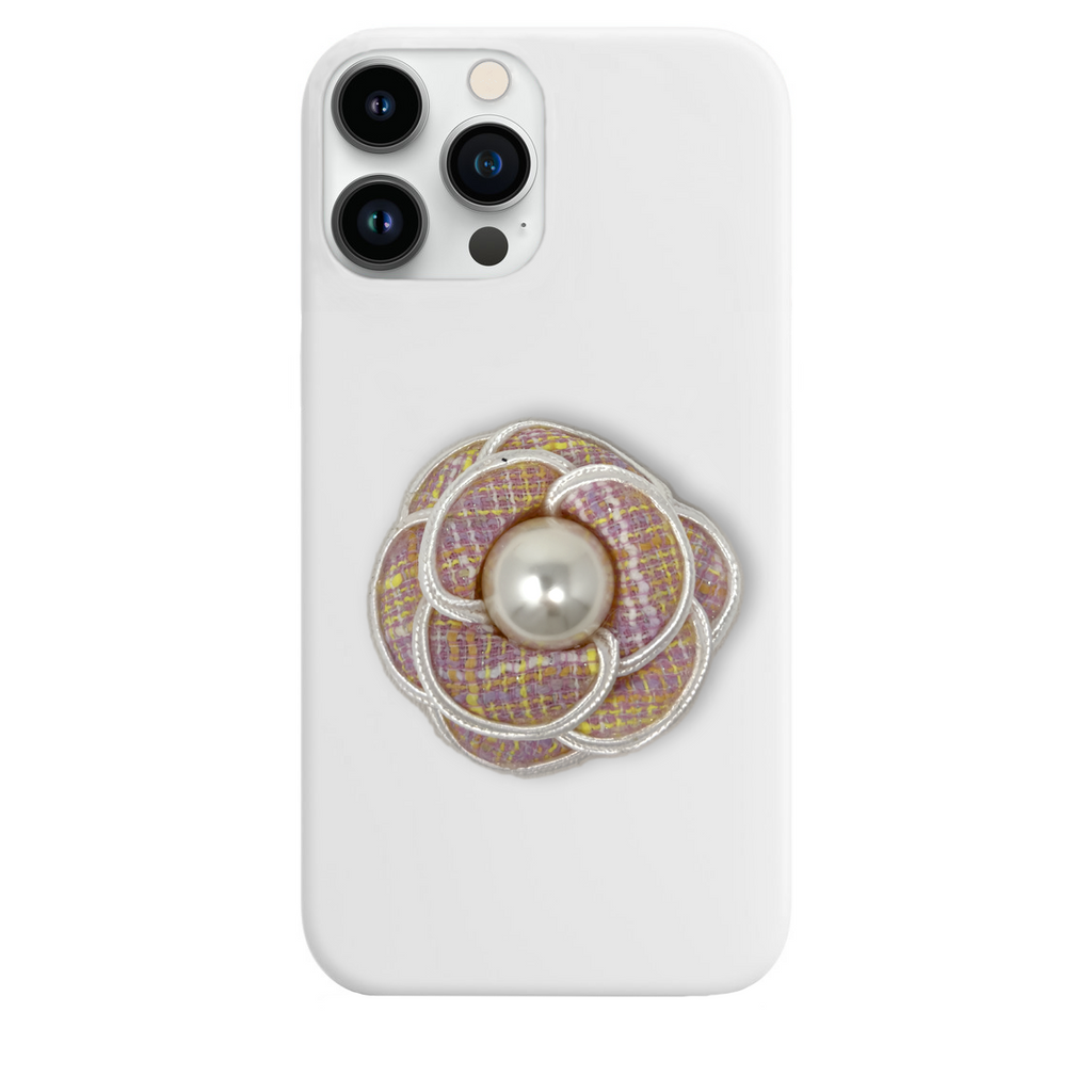 Pearl Pink Camellia Case iPhone 14 plus