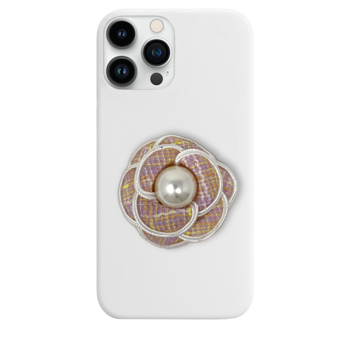 Pearl Pink Camellia Case iPhone 14 pro max